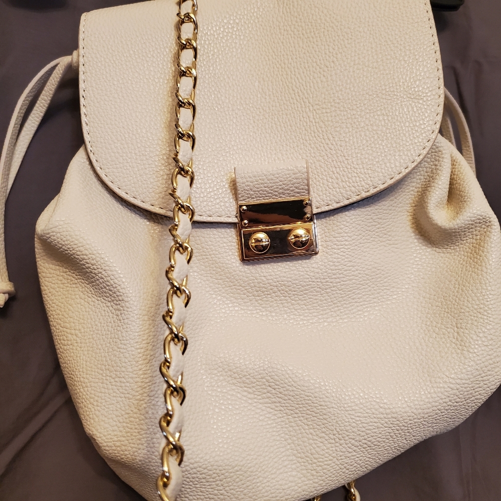FOREVER 21 Backpack w/Chain Straps - Picture 2 of 8